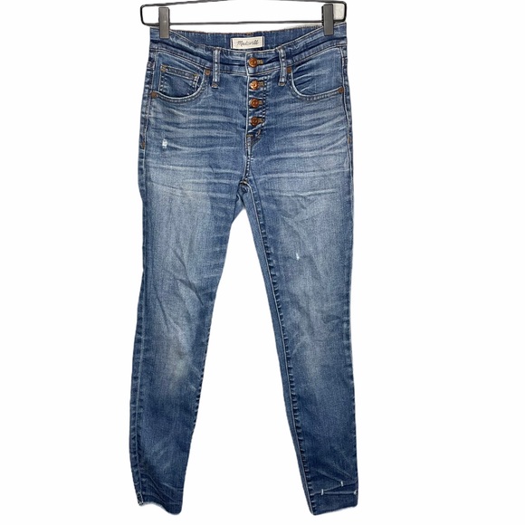 Madewell Denim - Madewell 9’ High Riser Skinny Skinny Jeans Sz 26
